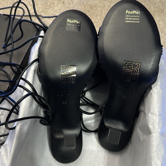 NEW LPA Giah Sandal in Black - Picture 7 of 8